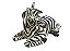 Zebra decorativa Zanatta Casa - Imagem 1