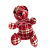 Ursinho xadrez vermelho - Imagem 1