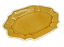 Travessa casual ocre rasa G (44 x 30 cm) - Imagem 1