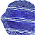 Sousplat concha azul com listras brancas - Imagem 2