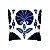 Almofada com bordado étnico azul marinho - Imagem 1