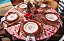 Toalha de mesa arabescos vermelha (3,64m) - Imagem 4