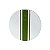 Bandeja redonda giratória listras verde (40 cm) - Imagem 1