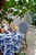Toalha de mesa floral azul 1,80 x 1,80 - Imagem 3