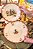 Pré-venda Prato sobremesa amassado faisão e cogumelo com pincelada vermelha Zanatta Casa - Imagem 2