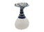 Vaso gota cogumelo branco e azul - Imagem 1