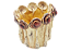 Vaso tronco com cogumelos - Imagem 1