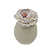 Difusor cabaça celadon opaco com rosa M - Imagem 1