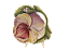 Prato sobremesa formato de flor - Imagem 1