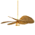 Luminária de teto em junco com pás - Imagem 1