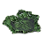 Petisqueira folha de uva M verde Orlando - Imagem 1