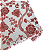 Toalha floral rouge de fer retangular (3,40 x 2m) - Imagem 5