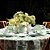 Toalha floral verde retangular (3,40 x 2m) - Imagem 2