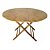 Mesa de Bambu Dobrável  (90 cm diâmetro) - Imagem 1