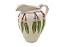 Botija com relevo de penas verdes - Imagem 1