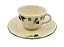 Xícara café com relevo de uva - Imagem 1