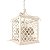 Lustre gaiola treliça P branca - Imagem 1