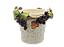Cachepot M cestaria com aplicação de uva - Imagem 1