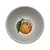 Bowl xadrez com pintura de laranja - Imagem 4