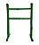 Porta Toalha de Bambu Verde Escuro - Imagem 1