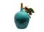 Base abajur garrafão turquesa com papagaio - Imagem 1