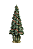 Árvore de natal em resina verde decorada (43 cm) - Imagem 1