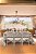 Toalha de mesa toile de jouy verde com listras 3,7m x 2m - Imagem 3