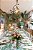 Toalha de mesa toile de jouy verde com listras 3,7m x 2m - Imagem 6