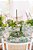 Toalha de mesa toile de jouy verde com listras 3,7m x 2m - Imagem 5