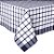 Toalha de mesa quadriculada azul 3m x 1,80 - Imagem 1