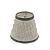 Cúpula linho com debrum verde musgo para lustre - Imagem 1