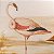 Quadro dois flamingos pintura à óleo - Imagem 3