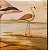 Quadro dois flamingos pintura à óleo - Imagem 5
