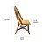 Cadeira apuí caramelo fibra sintética - Imagem 5