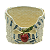 Porta talher cestinha com tomate e laço - Imagem 3