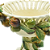 Taça vazada decorativa com aplique de tomates - Imagem 2