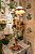 Tela pintada à mão horizontal flores amarelas e azuis - Imagem 3