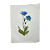 Tela pintada à mão flores azuis - Imagem 1
