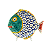 Petisqueira peixe colorido - Imagem 1