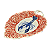 Bandeja folha com relevo coral e lagosta P - Imagem 1