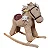 Cavalo de balanço pé de pano musical - Imagem 1