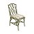 Cadeira em rattan tradicional verde antigo - Imagem 1
