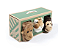 Kit 3 mini cabeças em pelúcia: tigre, orangotango e macaco - Imagem 1