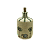 Base abajur com aplique de buriti com pintura - Imagem 1