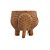 Cesto elefante G em rattan (65 cm) - Imagem 3