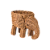 Cesto elefante P em rattan (30 cm) - Imagem 1