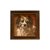 Quadro pintura à óleo cachorro com moldura de madeira 1 - Imagem 1