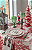 Mini árvore de Natal chinoiserie vermelha - Imagem 2