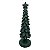 Mini árvore de Natal rústica verde - Imagem 1