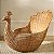 Cesta pavão de rattan - Imagem 2